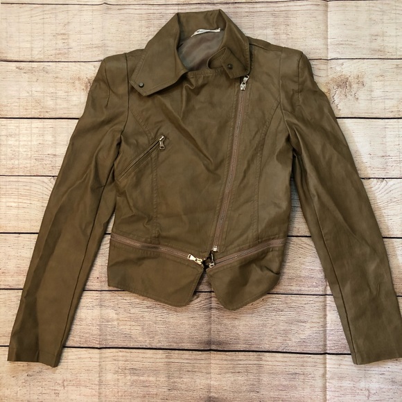 Faux leather jacket - Picture 1 of 5